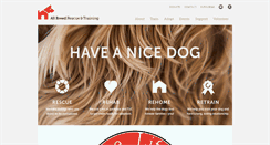 Desktop Screenshot of haveanicedog.org
